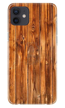 Wooden Texture Mobile Back Case for iPhone 12 (Design - 376)