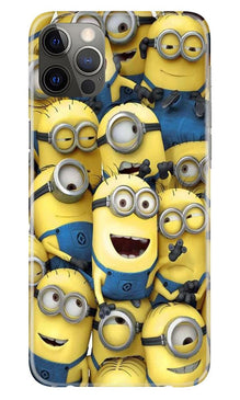 Minions Mobile Back Case for iPhone 12 Pro Max  (Design - 127)