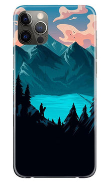 Mountains Mobile Back Case for iPhone 12 Pro Max (Design - 186)