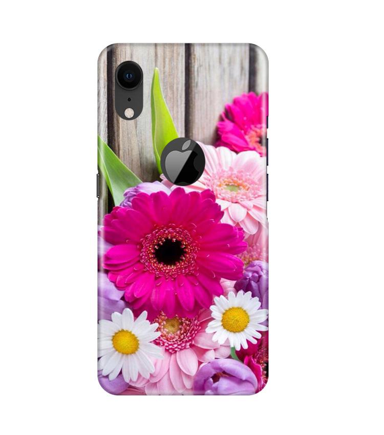Coloful Daisy2 Case for iPhone Xr Logo Cut