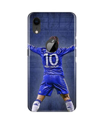 Hazard Mobile Back Case for iPhone Xr Logo Cut  (Design - 164)