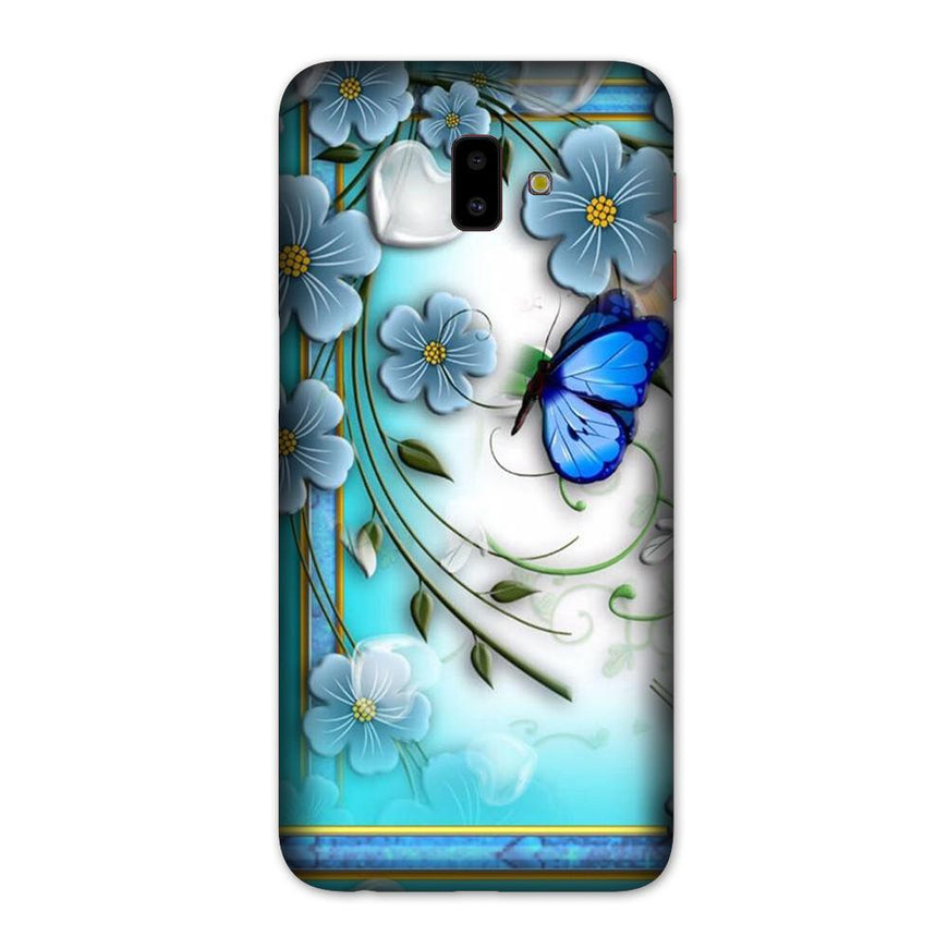 Blue Butterfly Case for Galaxy J6 Plus