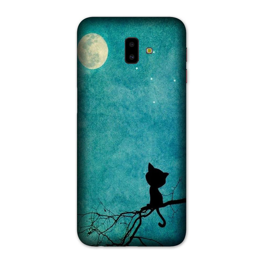 Moon cat Case for Galaxy J6 Plus