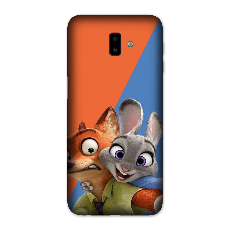 Cartoon Mobile Back Case for Galaxy J6 Plus (Design - 346)