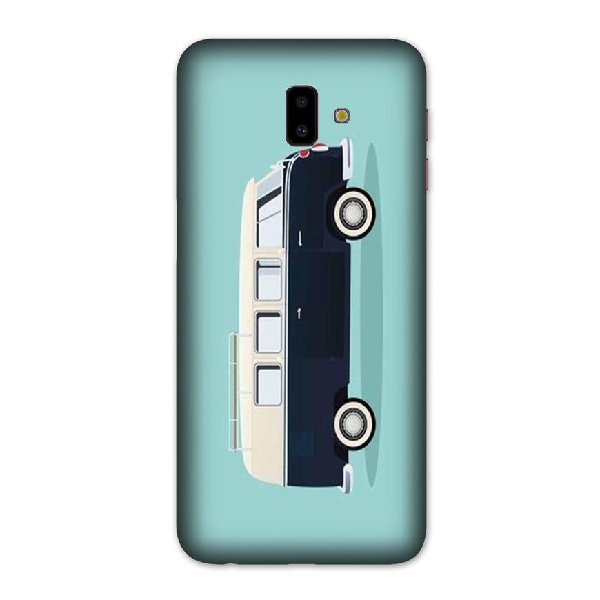 Travel Bus Mobile Back Case for Galaxy J6 Plus (Design - 379)