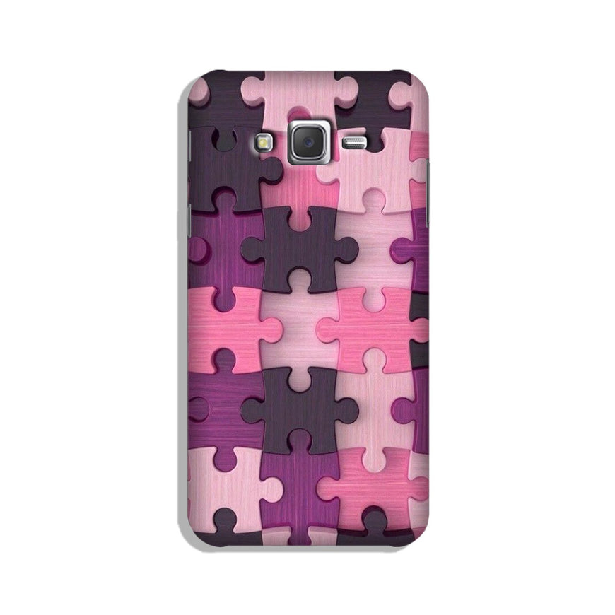 Puzzle Case for Galaxy J5 (2015) (Design - 199)