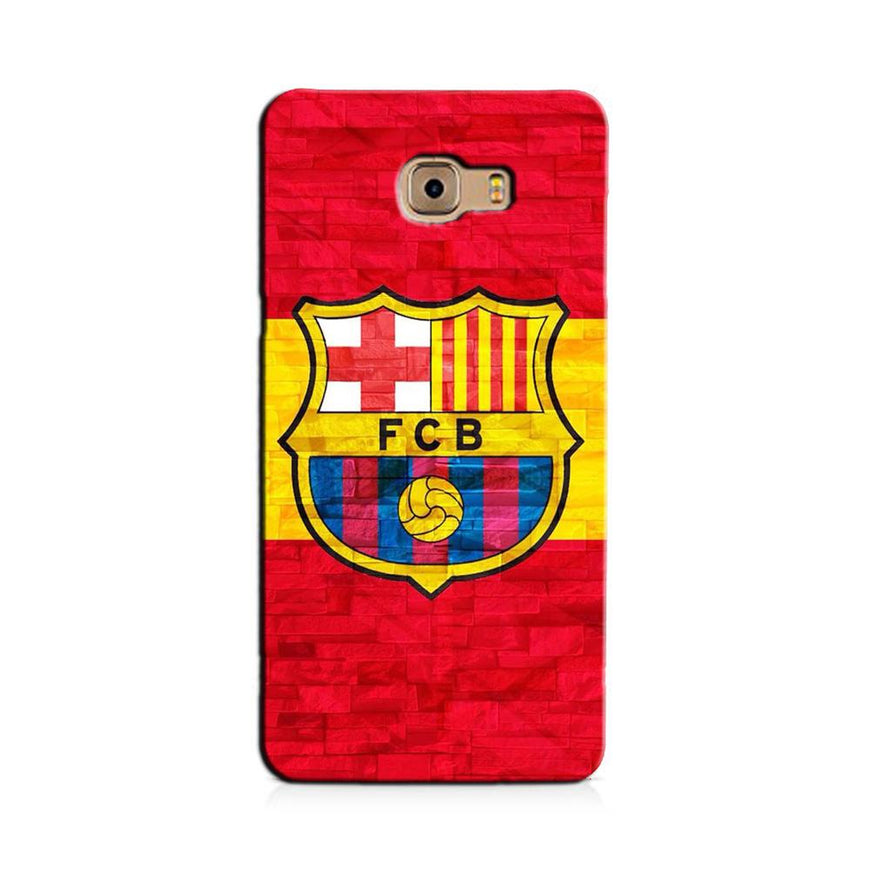 FCB Football Case for Galaxy C7/ C7 Pro  (Design - 174)