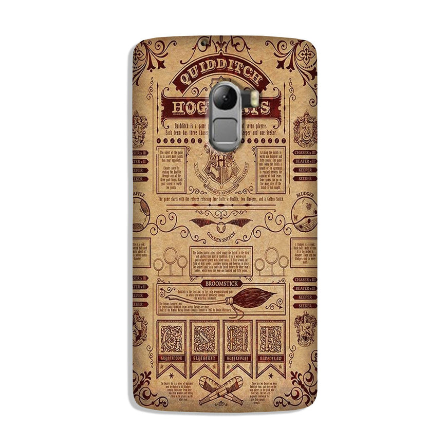 Hogwarts Mobile Back Case for Lenovo K4 Note (Design - 304)