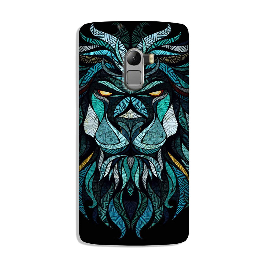 Lion Mobile Back Case for Lenovo K4 Note (Design - 314)