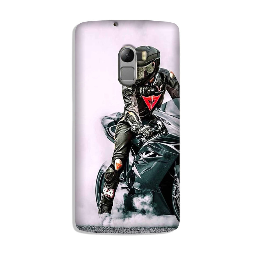 Biker Mobile Back Case for Lenovo K4 Note (Design - 383)