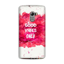 Good Vibes Only Mobile Back Case for Lenovo K4 Note (Design - 393)