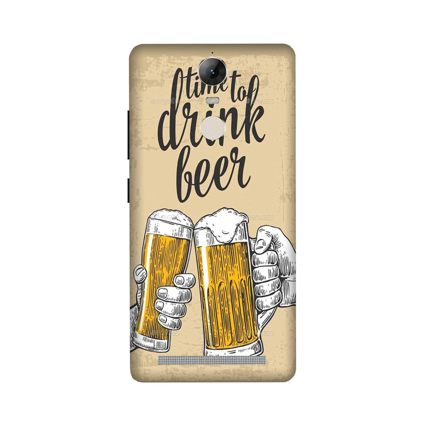 Drink Beer Mobile Back Case for Lenovo Vibe K5 Note (Design - 328)