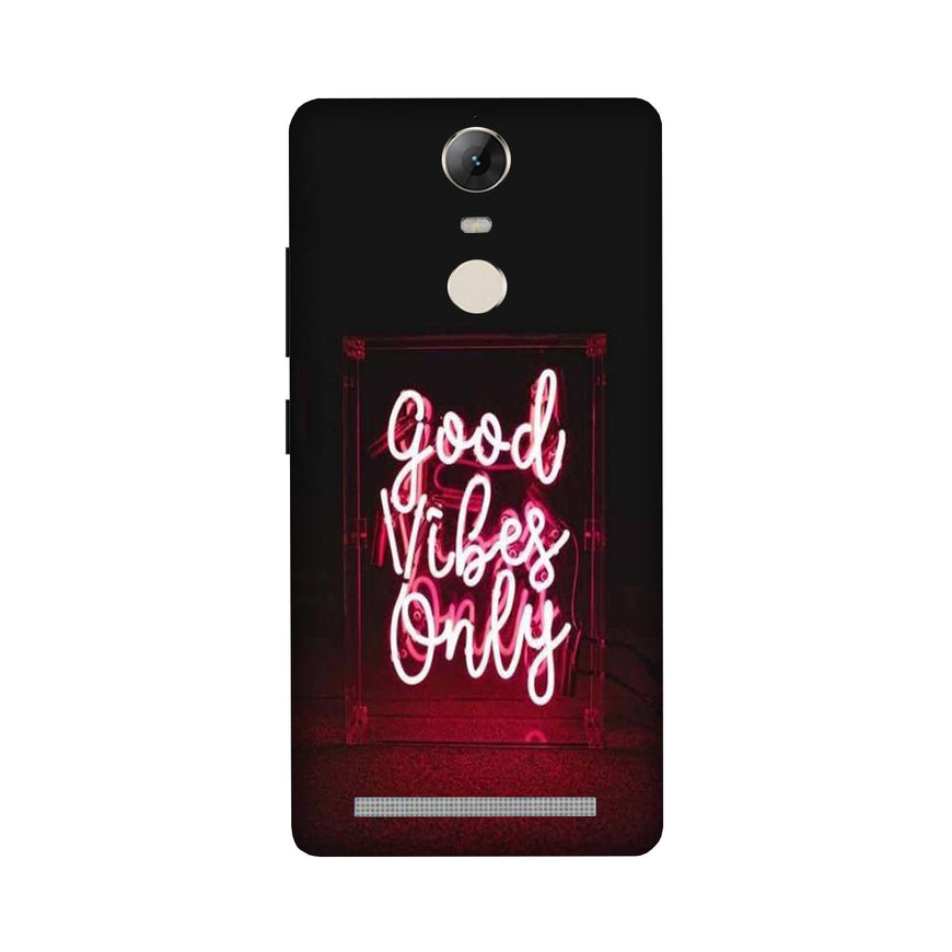 Good Vibes Only Mobile Back Case for Lenovo Vibe K5 Note (Design - 354)