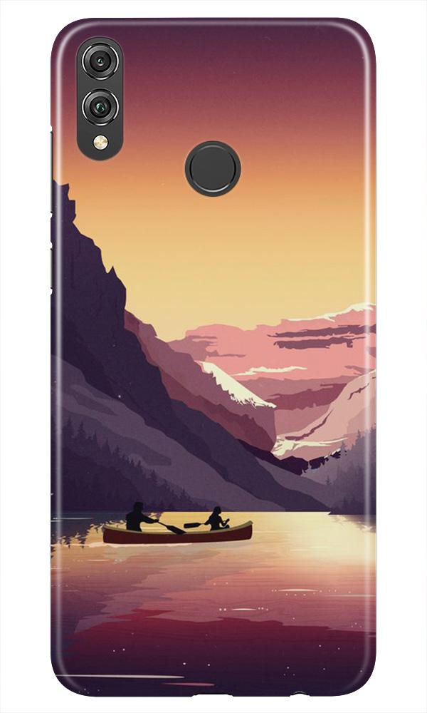 Mountains Boat Case for Lenovo A6 Note (Design - 181)