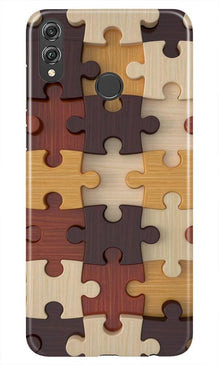 Puzzle Pattern Mobile Back Case for Lenovo A6 Note (Design - 217)