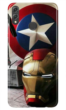 Ironman Captain America Mobile Back Case for Lenovo A6 Note (Design - 254)