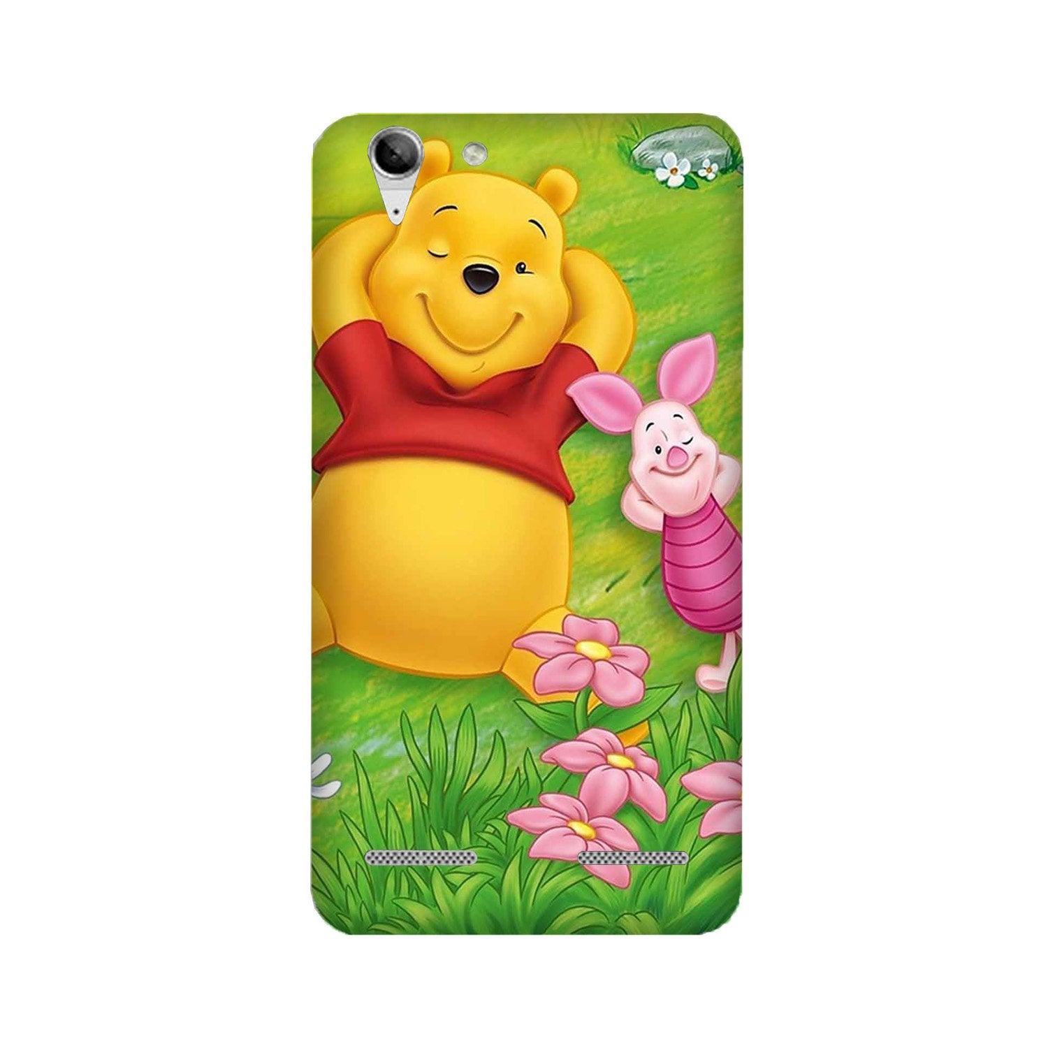 Winnie The Pooh Mobile Back Case for Lenovo K5 / K5 Plus (Design - 348)