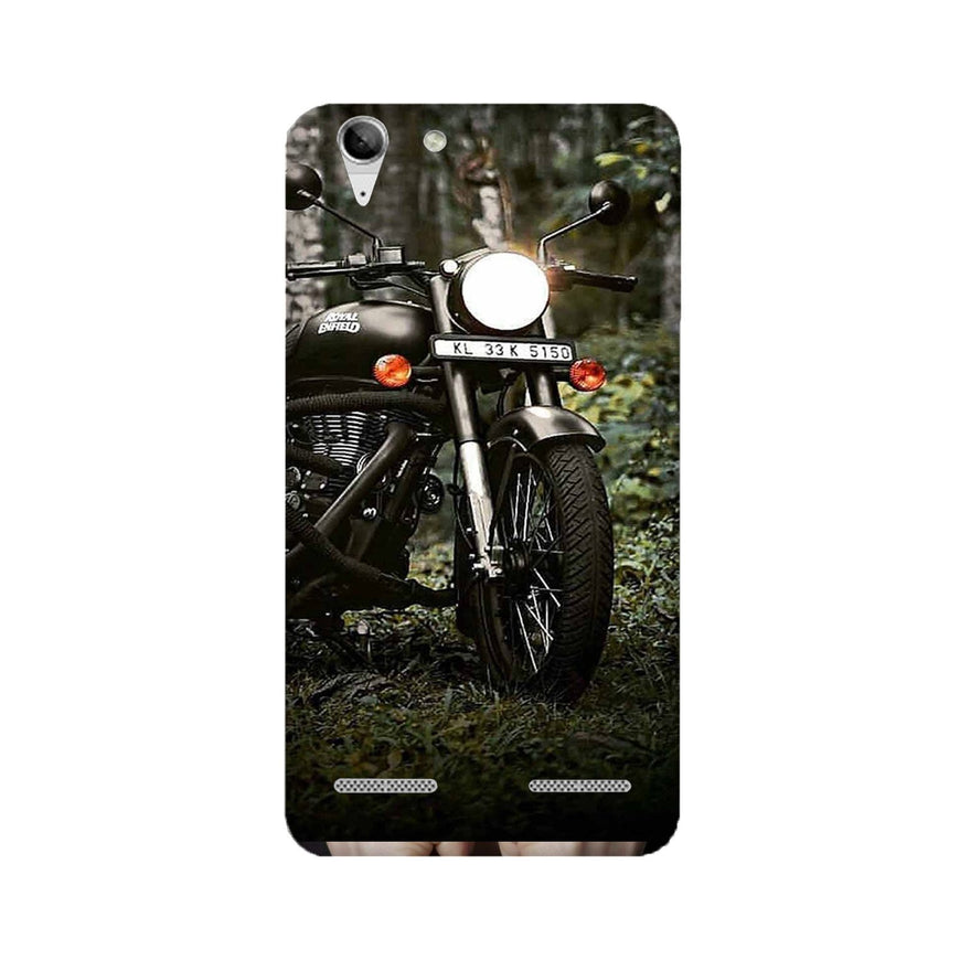 Royal Enfield Mobile Back Case for Lenovo K5 / K5 Plus (Design - 384)