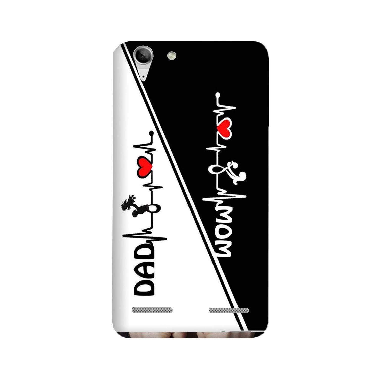 Love Mom Dad Mobile Back Case for Lenovo K5 / K5 Plus (Design - 385)