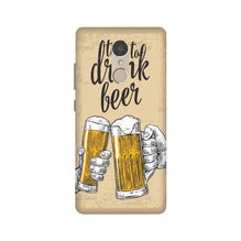 Drink Beer Mobile Back Case for Lenovo K6 / K6 Power (Design - 328)