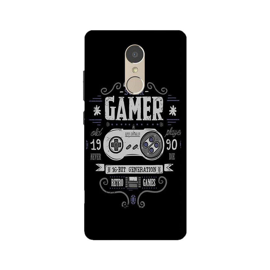 Gamer Mobile Back Case for Lenovo K6 / K6 Power (Design - 330)