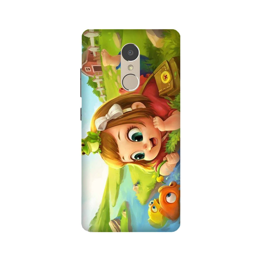 Baby Girl Mobile Back Case for Lenovo K6 Note (Design - 339)