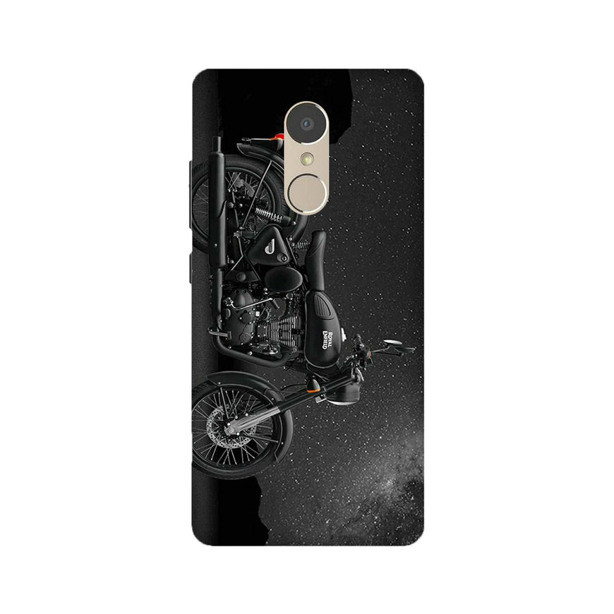 Royal Enfield Mobile Back Case for Lenovo K6 Note (Design - 381)