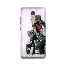 Biker Mobile Back Case for Lenovo K6 / K6 Power (Design - 383)