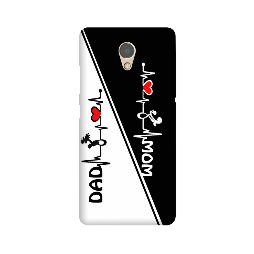 Love Mom Dad Mobile Back Case for Lenovo P2 (Design - 385)