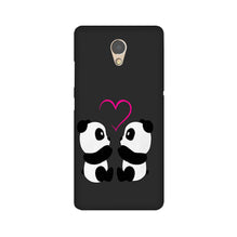 Panda Love Mobile Back Case for Lenovo P2 (Design - 398)