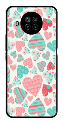 Hearts Pattern Metal Mobile Case for Xiaomi Mi 10i