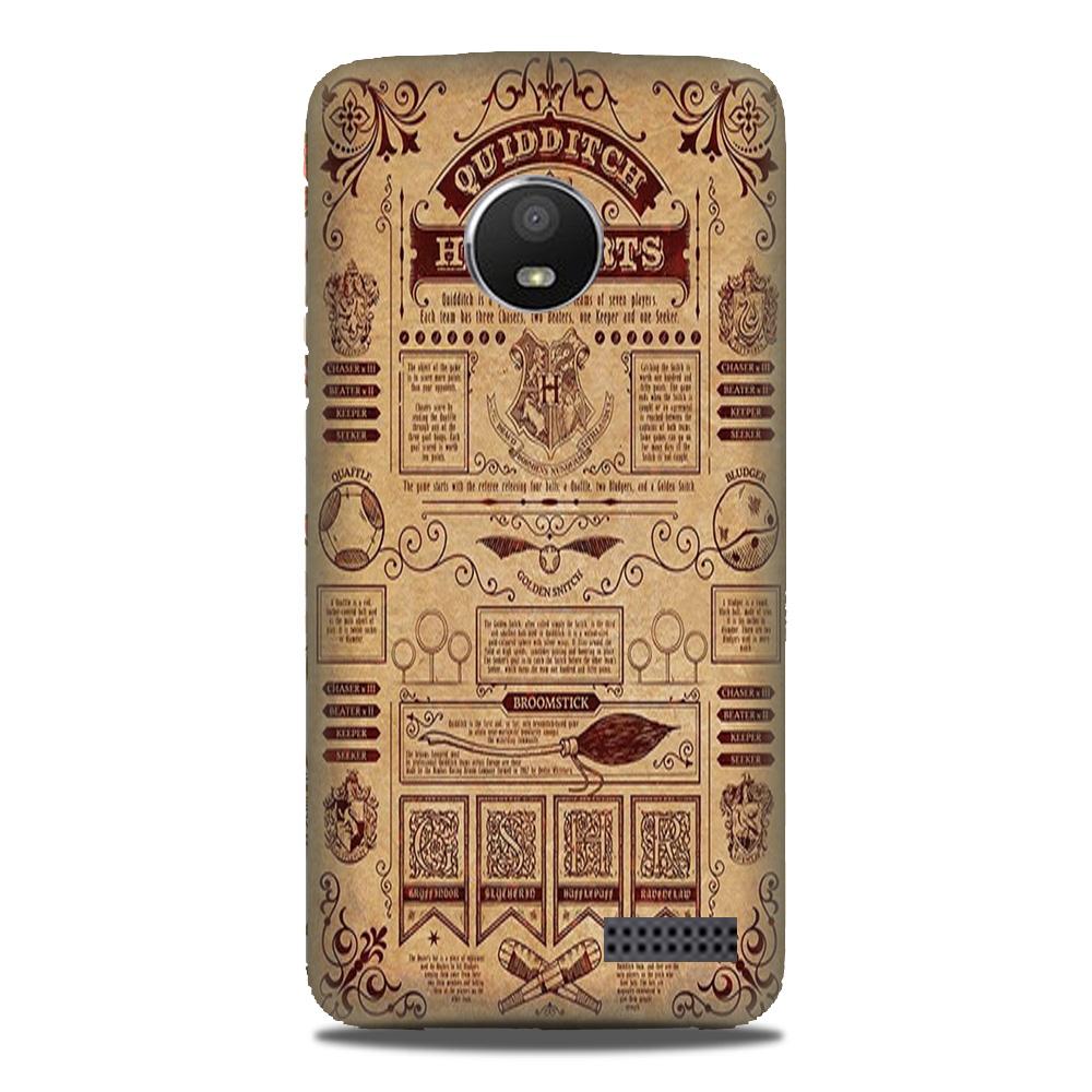 Hogwarts Mobile Back Case for Moto E4 (Design - 304)