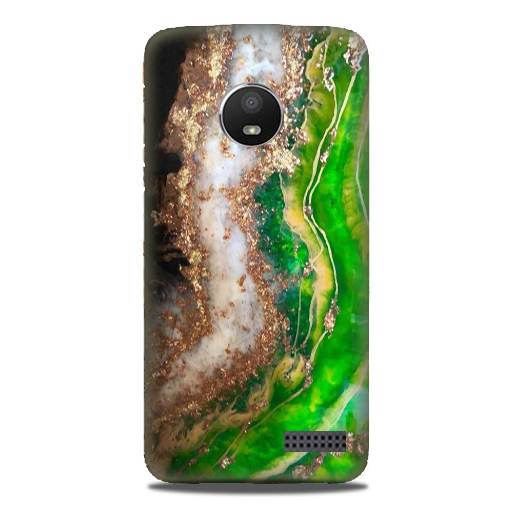 Marble Texture Mobile Back Case for Moto E4 (Design - 307)