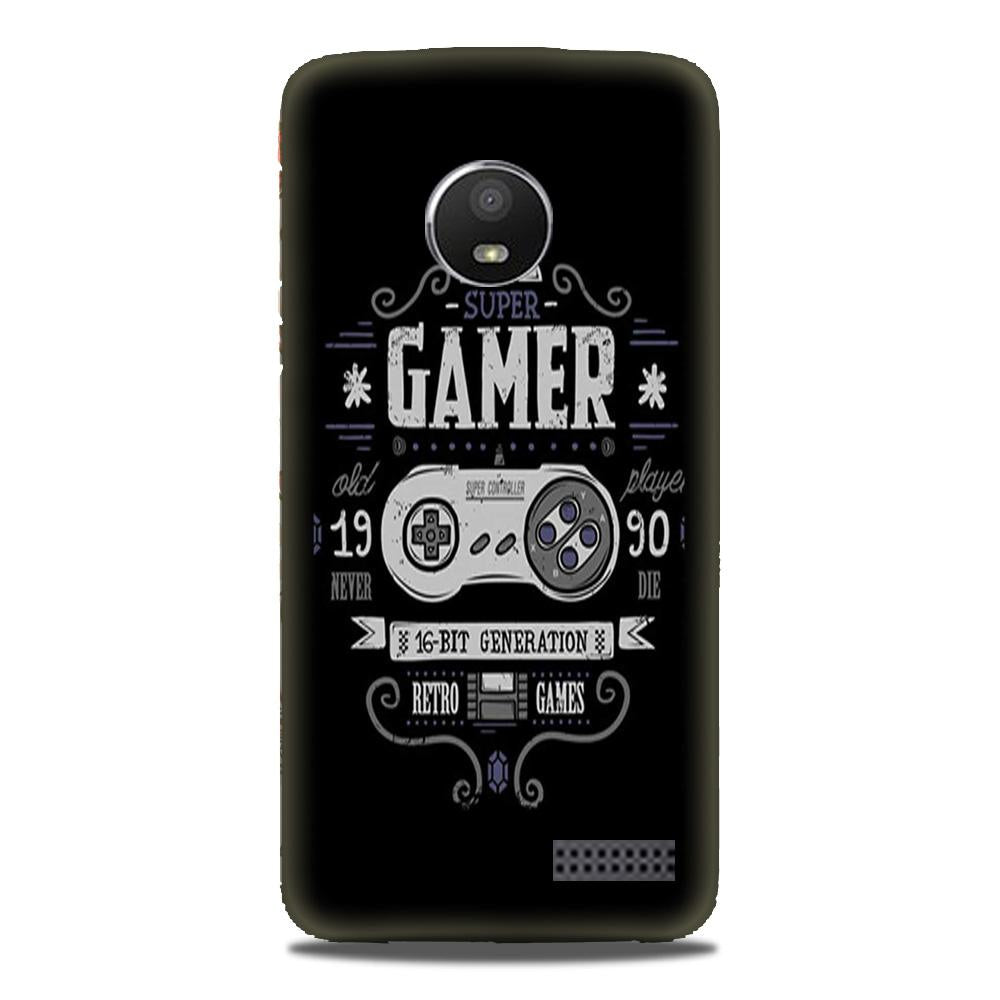 Gamer Mobile Back Case for Moto E4 (Design - 330)