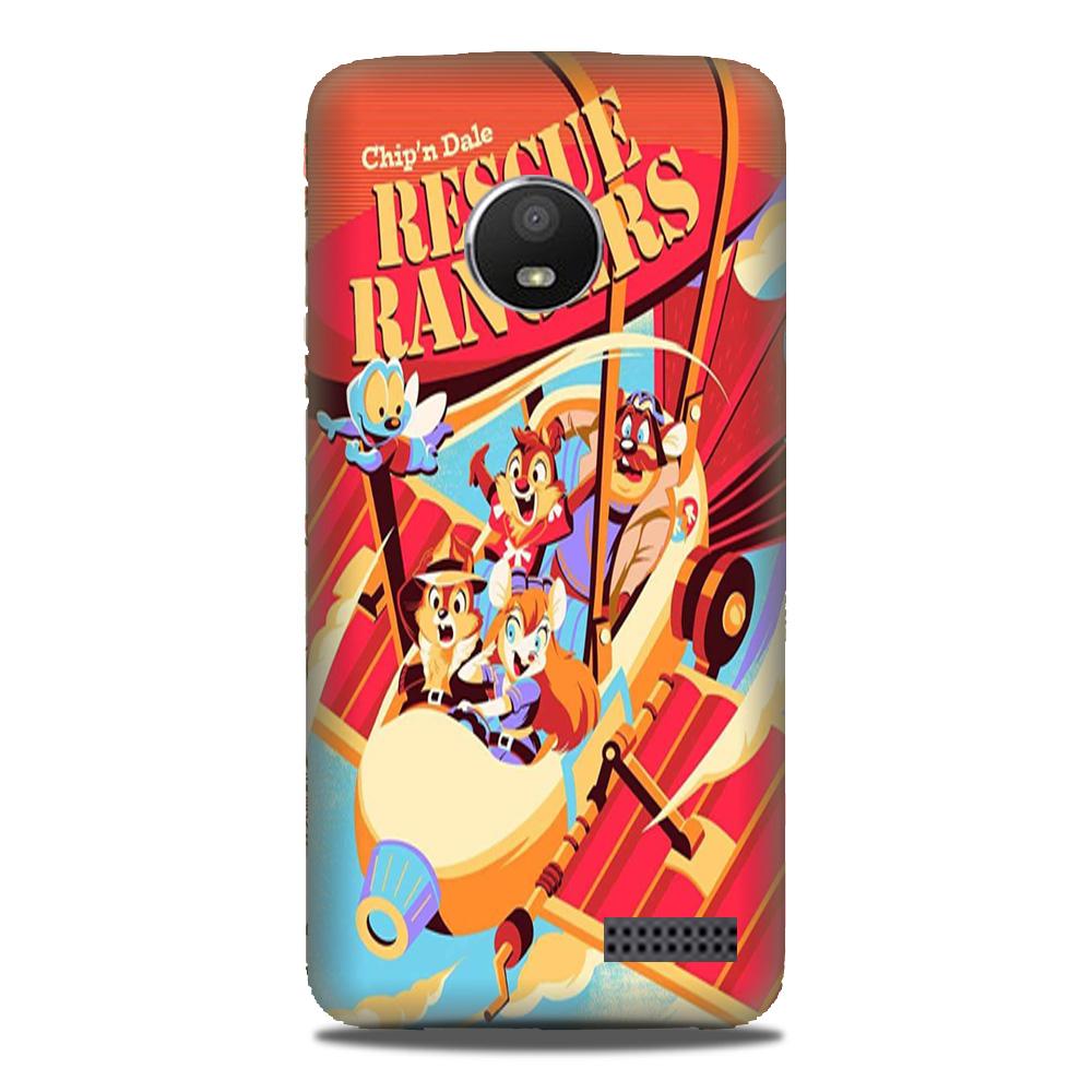 Rescue Rangers Mobile Back Case for Moto E4 (Design - 341)