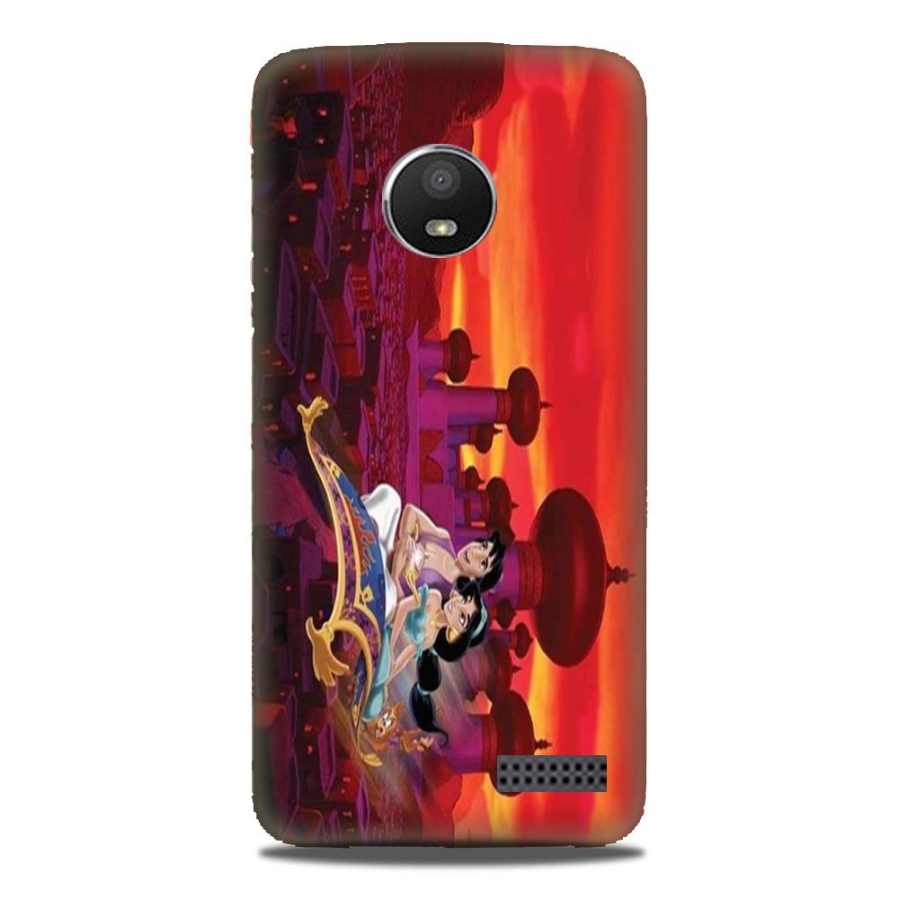 Aladdin Mobile Back Case for Moto E4 (Design - 345)