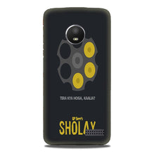 Sholay Mobile Back Case for Moto E4 (Design - 356)