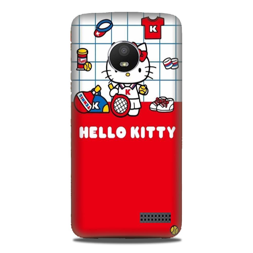 Hello Kitty Mobile Back Case for Moto E4 (Design - 363)