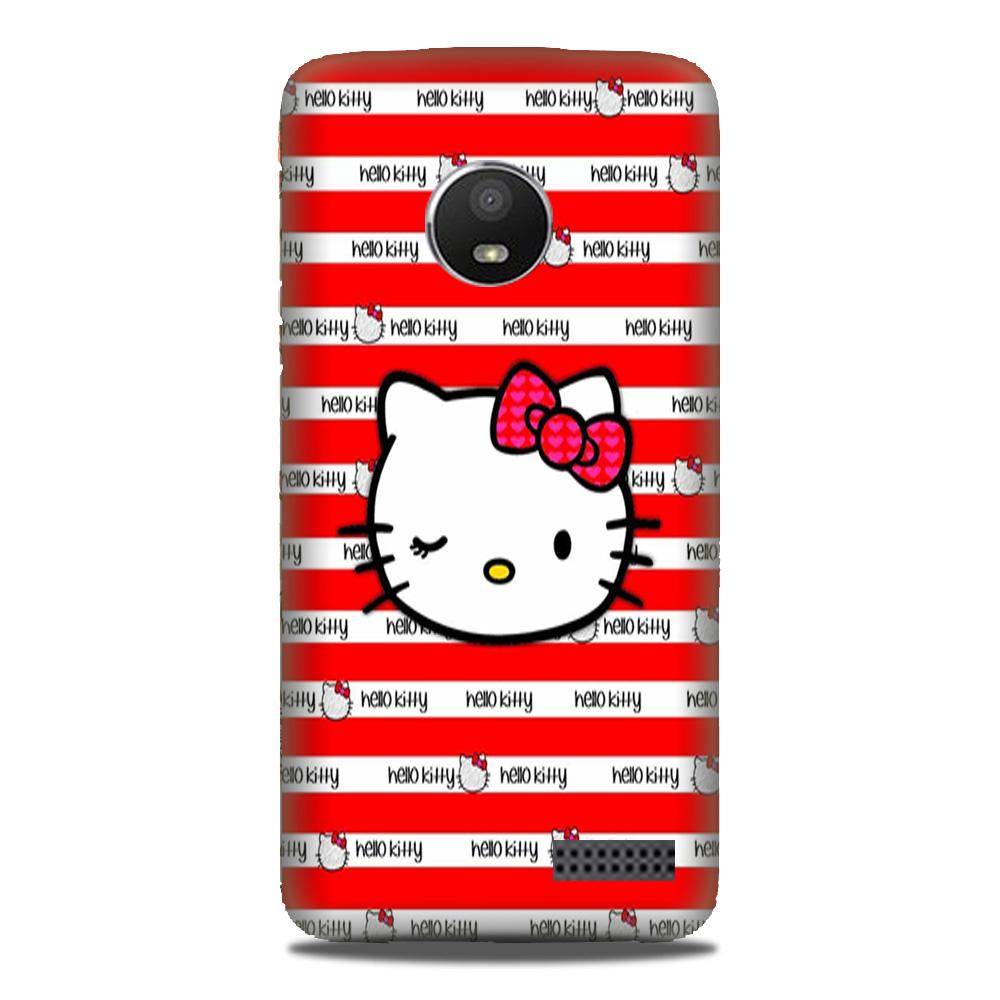 Hello Kitty Mobile Back Case for Moto E4 (Design - 364)