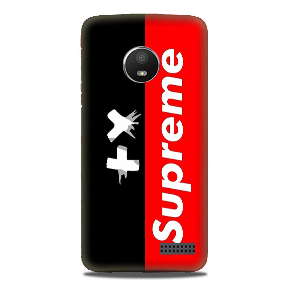 Supreme Mobile Back Case for Moto E4 (Design - 389)