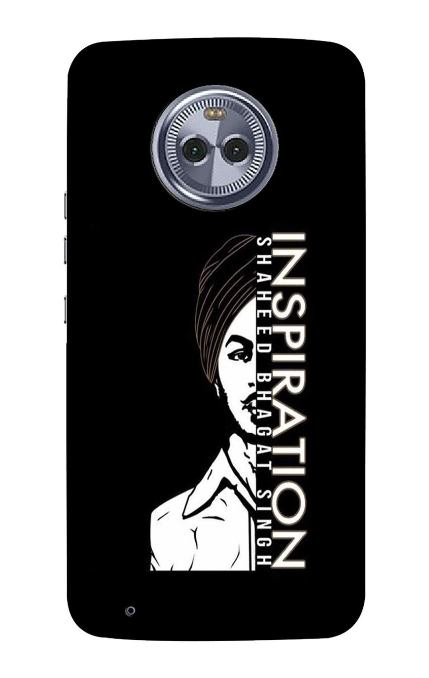 Bhagat Singh Mobile Back Case for Moto X4 (Design - 329)