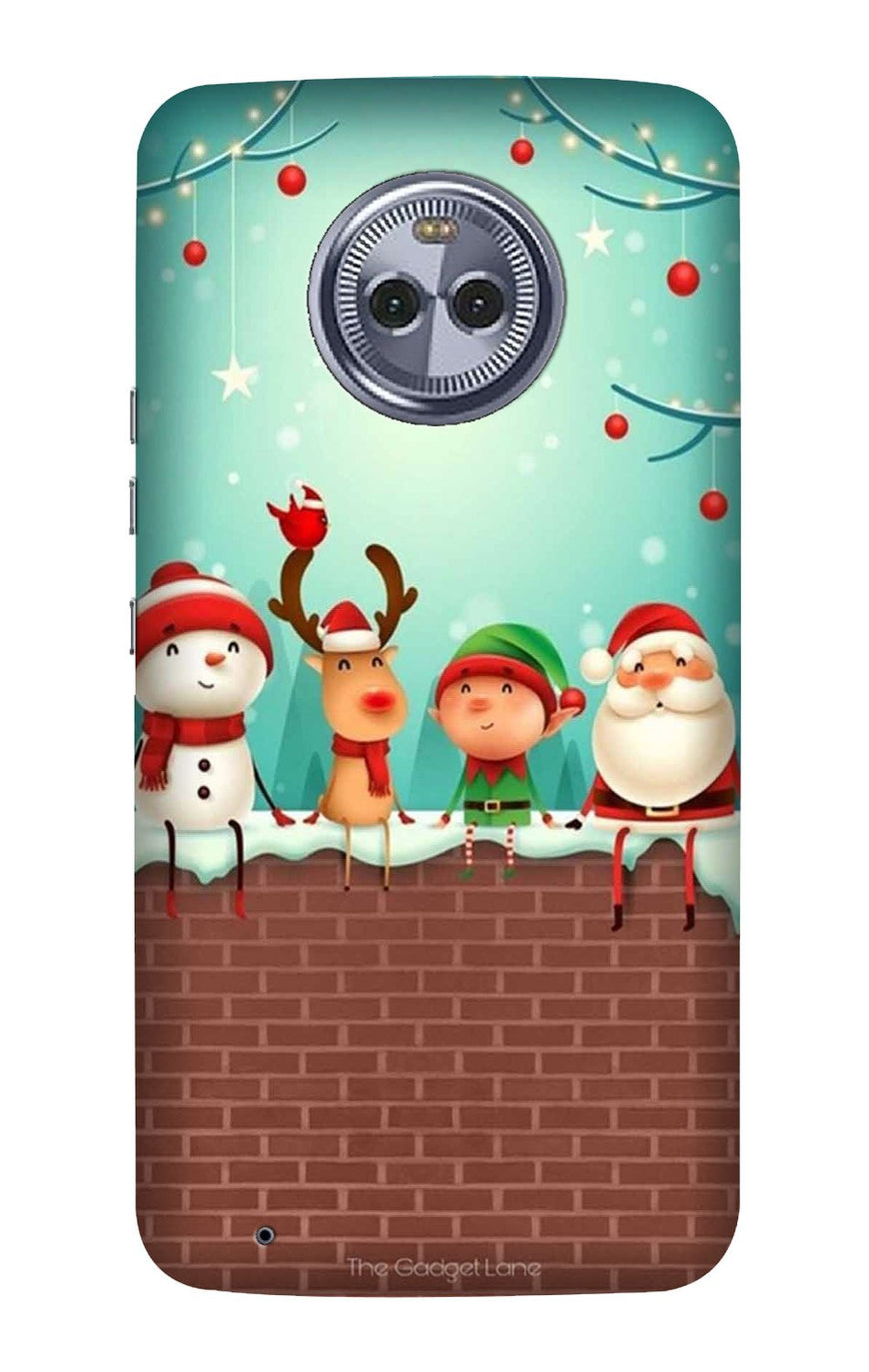 Santa Claus Mobile Back Case for Moto X4 (Design - 334)