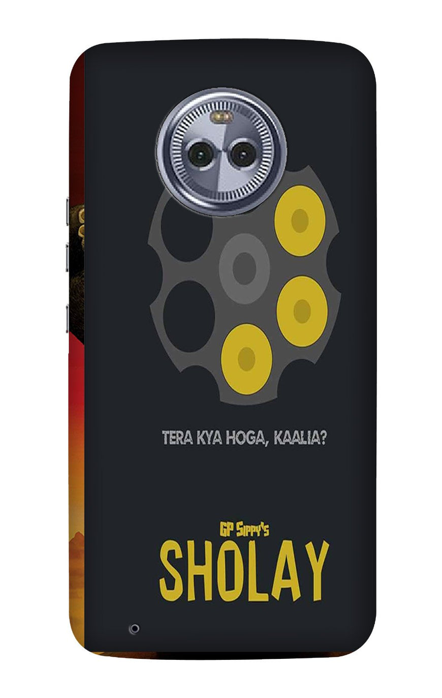 Sholay Mobile Back Case for Moto X4 (Design - 356)