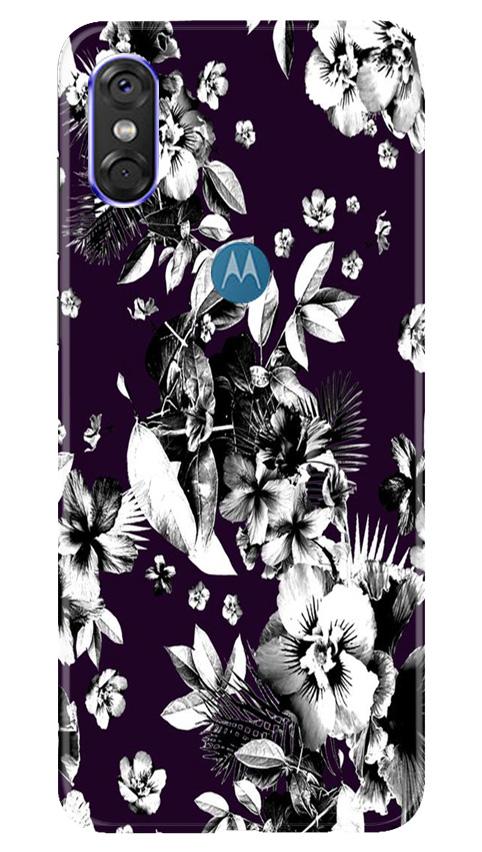 white flowers Case for Moto P30 Play