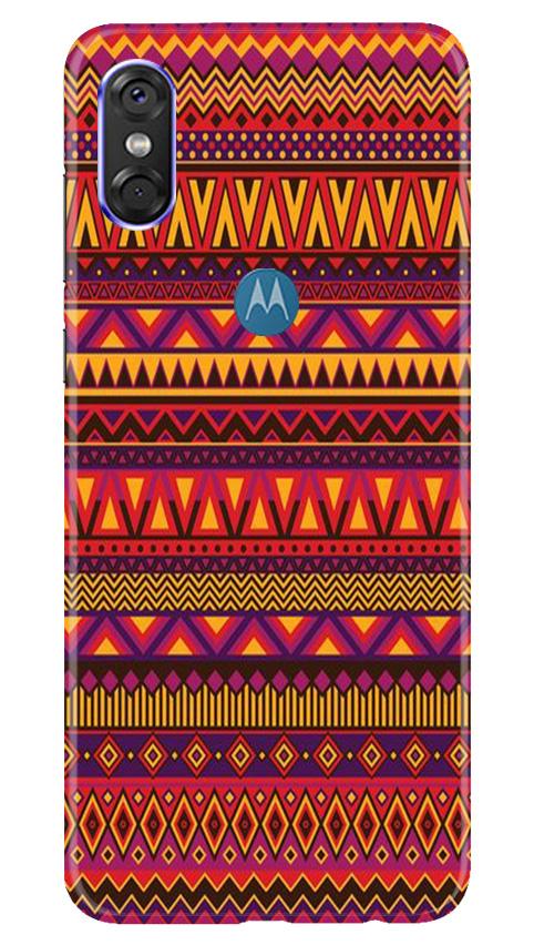 Zigzag line pattern2 Case for Moto P30 Play