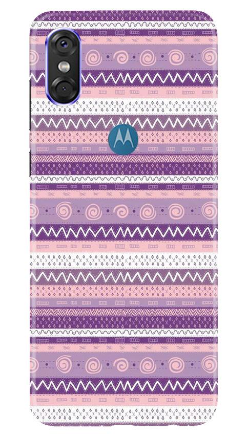 Zigzag line pattern3 Case for Moto P30 Play