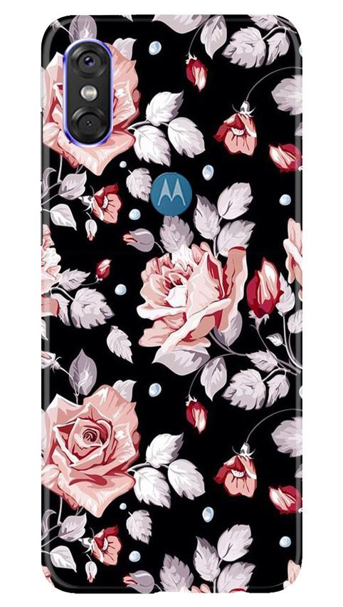 Pink rose Case for Moto P30 Play