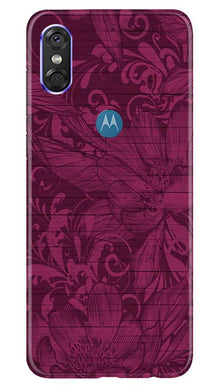 Purple Backround Mobile Back Case for Moto P30 Play (Design - 22)