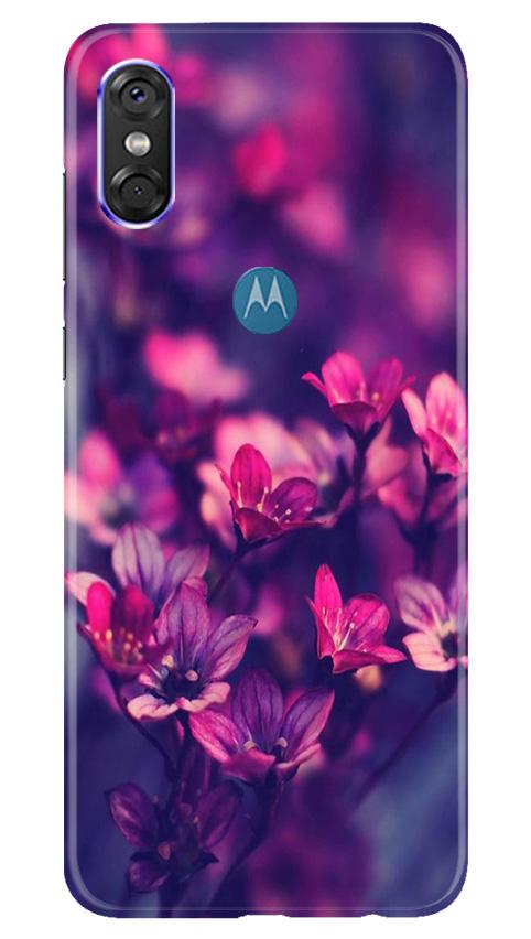 flowers Case for Moto P30 Play