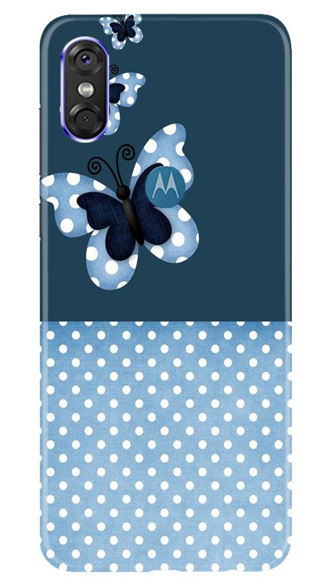 White dots Butterfly Case for Moto P30 Play